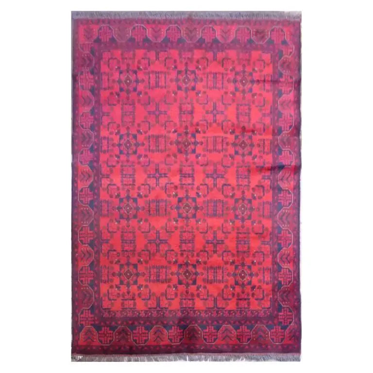 One Of The Kind Afghani Khotan Rug 7'7" x 5'8"